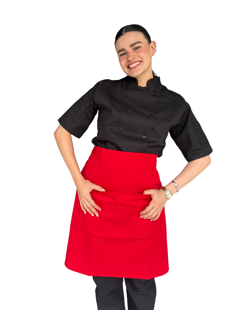 zittro Medio mandil delantal chef Rojo. R92302-660
