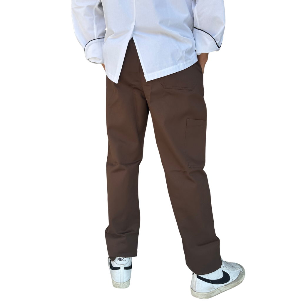 zittro Pantalón Chef Hombre. Chocolate R91104-200