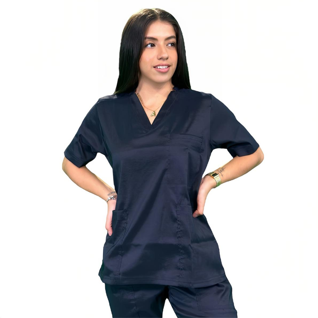 zittro Filipina Médica Lycra Mujer Marino Rey M80202-442