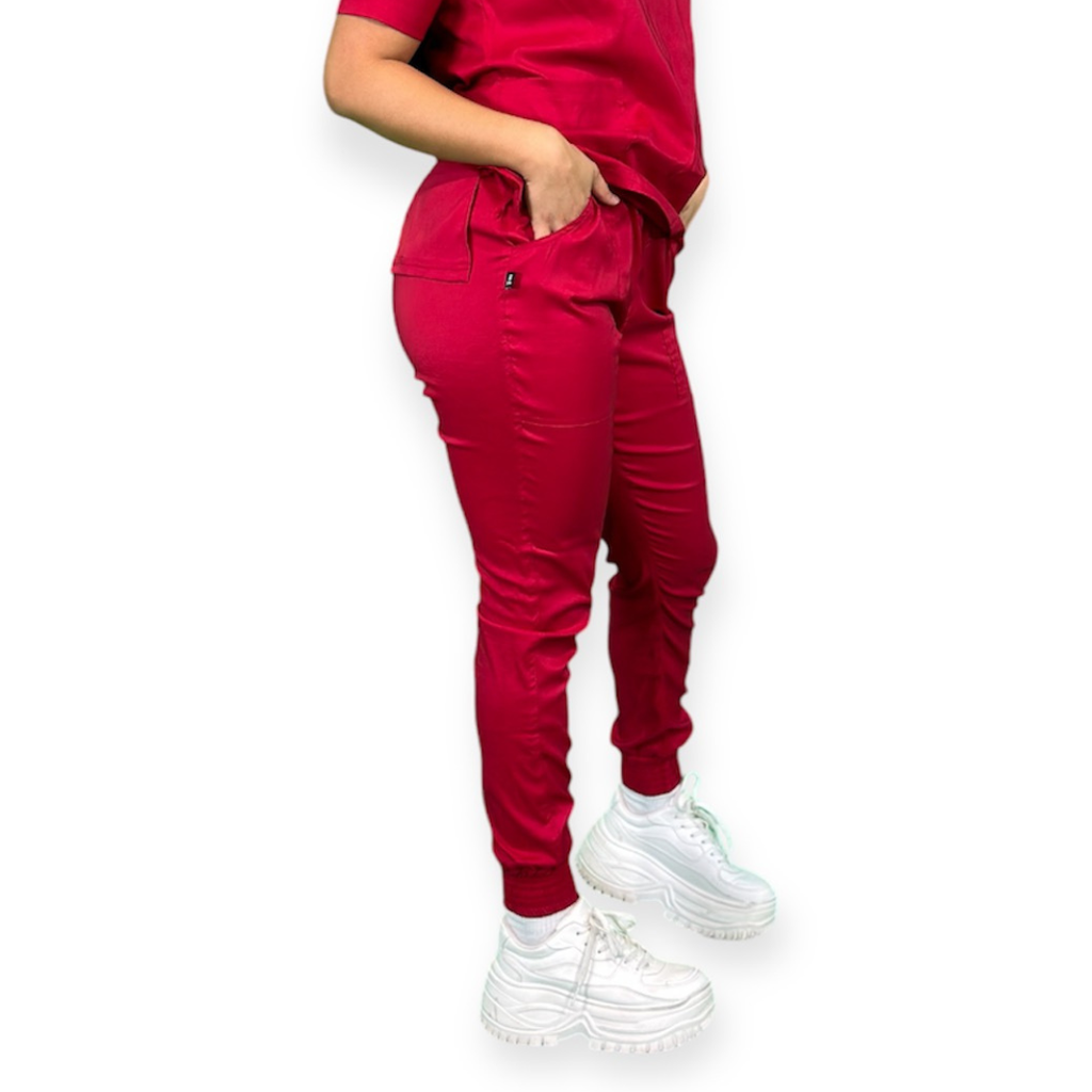 [M81204 551 ECH] zittro Pantalón Médico Lycra Jogger Mujer Rosa M81204-551 (ECH)