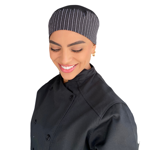 [R93302 101] zittro Gorro de cocina cofia rayas R93302-101